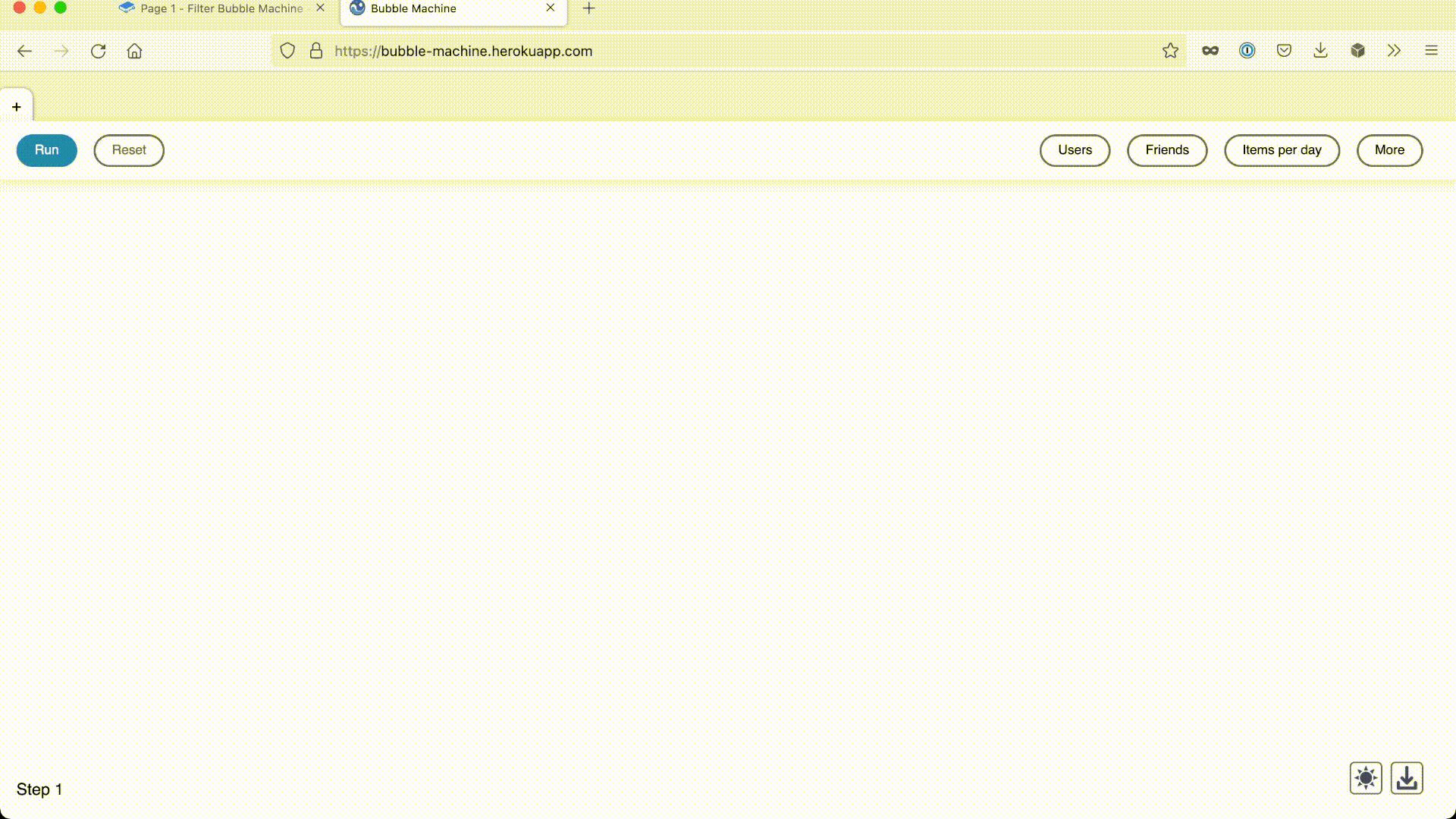 Project Social Bubble