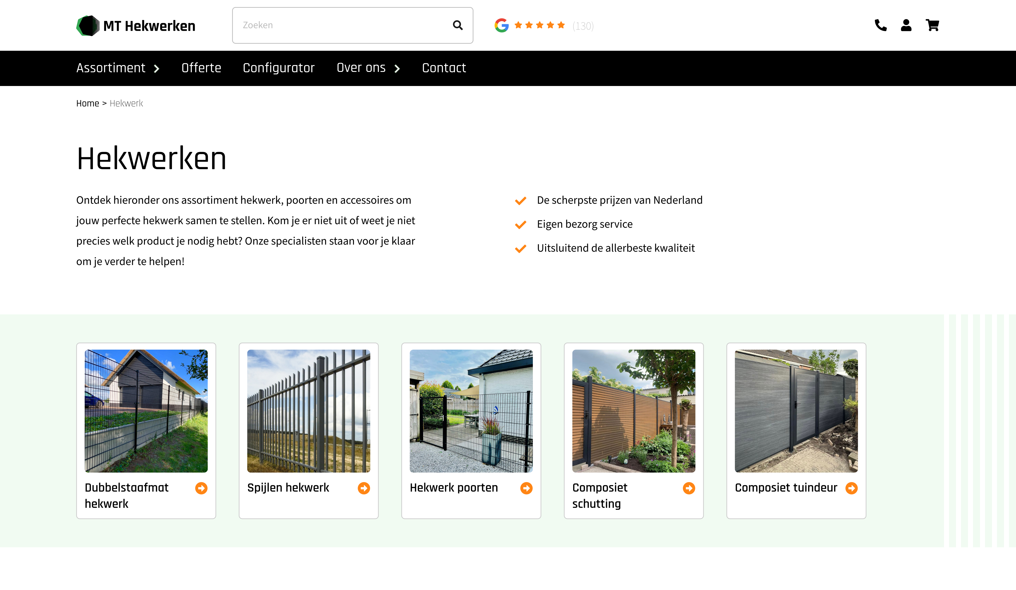 Website MT Hekwerken